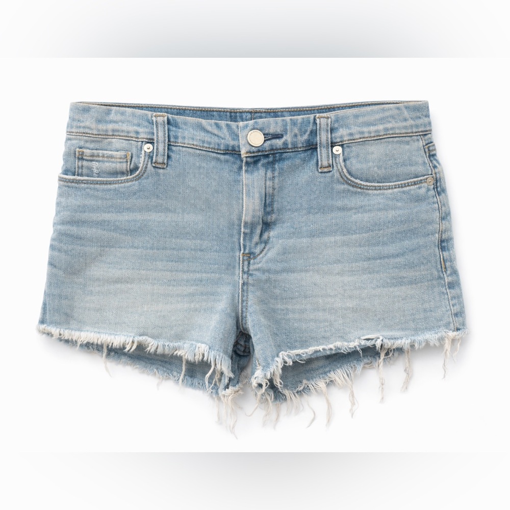 BLANKNYC Light Wash Distressed Cutoff Denim Shorts – Size 27
